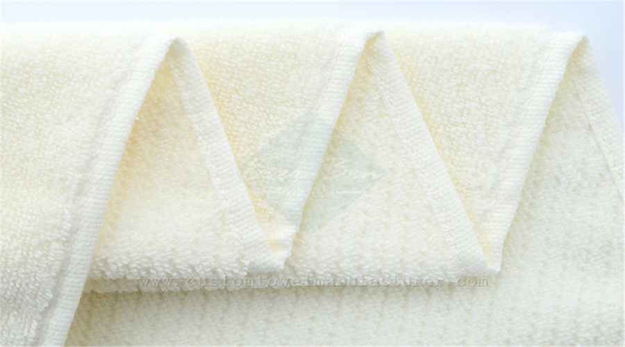 China cotton yellow hand towels Supplier Supplier Personalized Bathroom Towels Factory